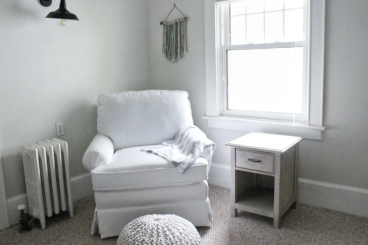Side table cheap for nursing chair
